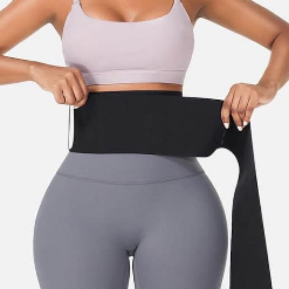 Feeling Girl waist trainer wrap 13ft long in black - Picture 3 of 5